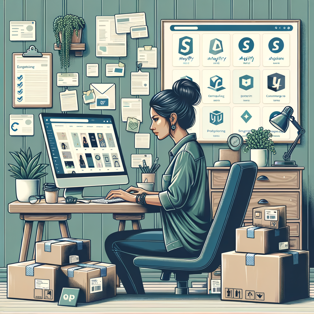 Entrepreneur_using_computer_selecting_Shopify_theme