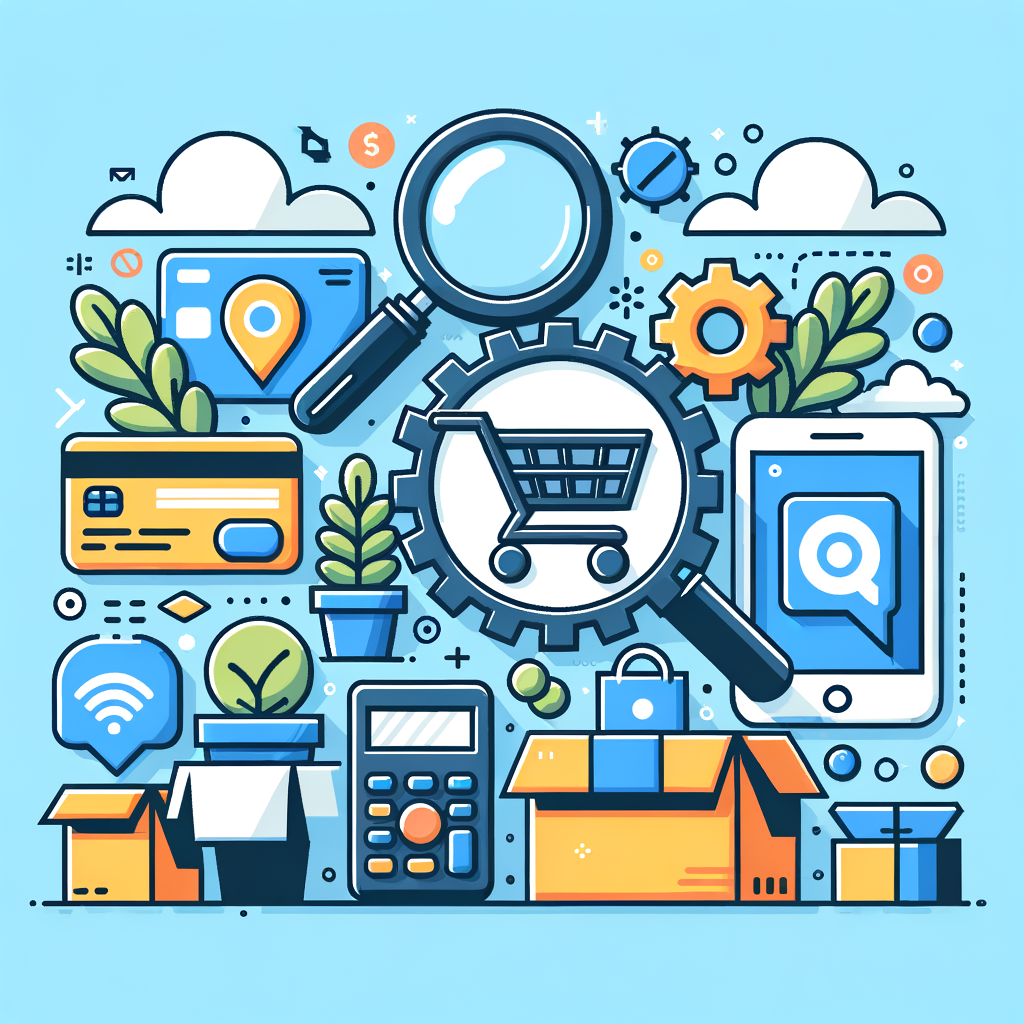 Shopify tool and app icons collage